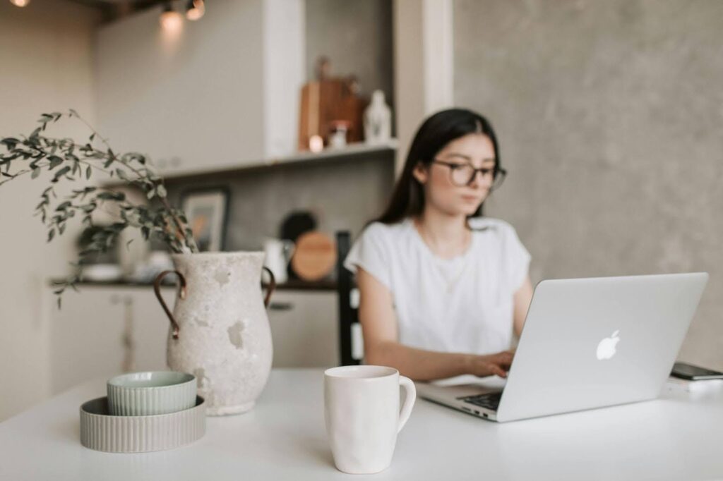 Person writing a strong appeal for her pr application